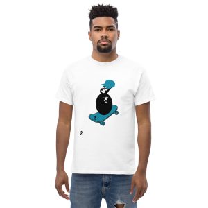 Maglietta classica uomo - Birillone con skate 1