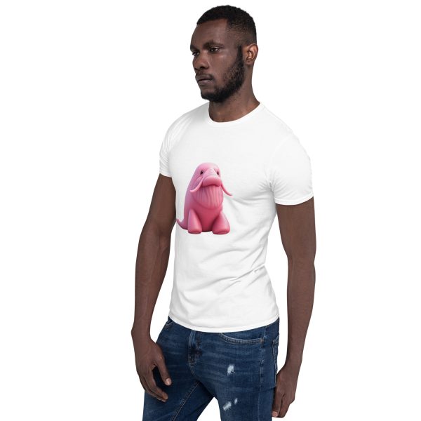 Santoni Shopping, tshirt, tshirts, t shirt, t shirts, t-shirt, t-shirts, Maglietta unisex a maniche corte - Tricheco rosa 2