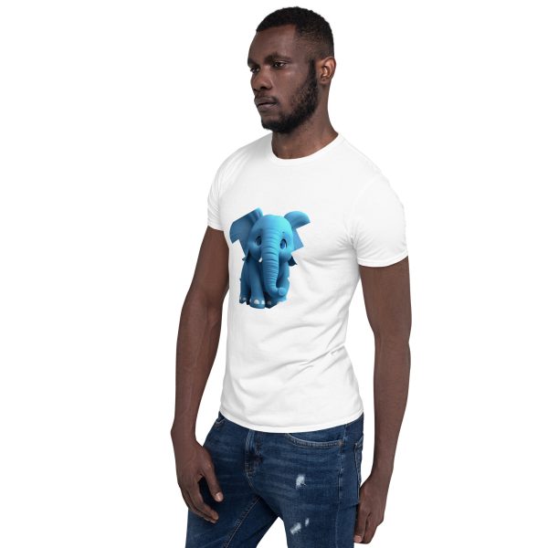 Magliette cotone unisex a maniche corte – Elefante 3, santoni Shopping