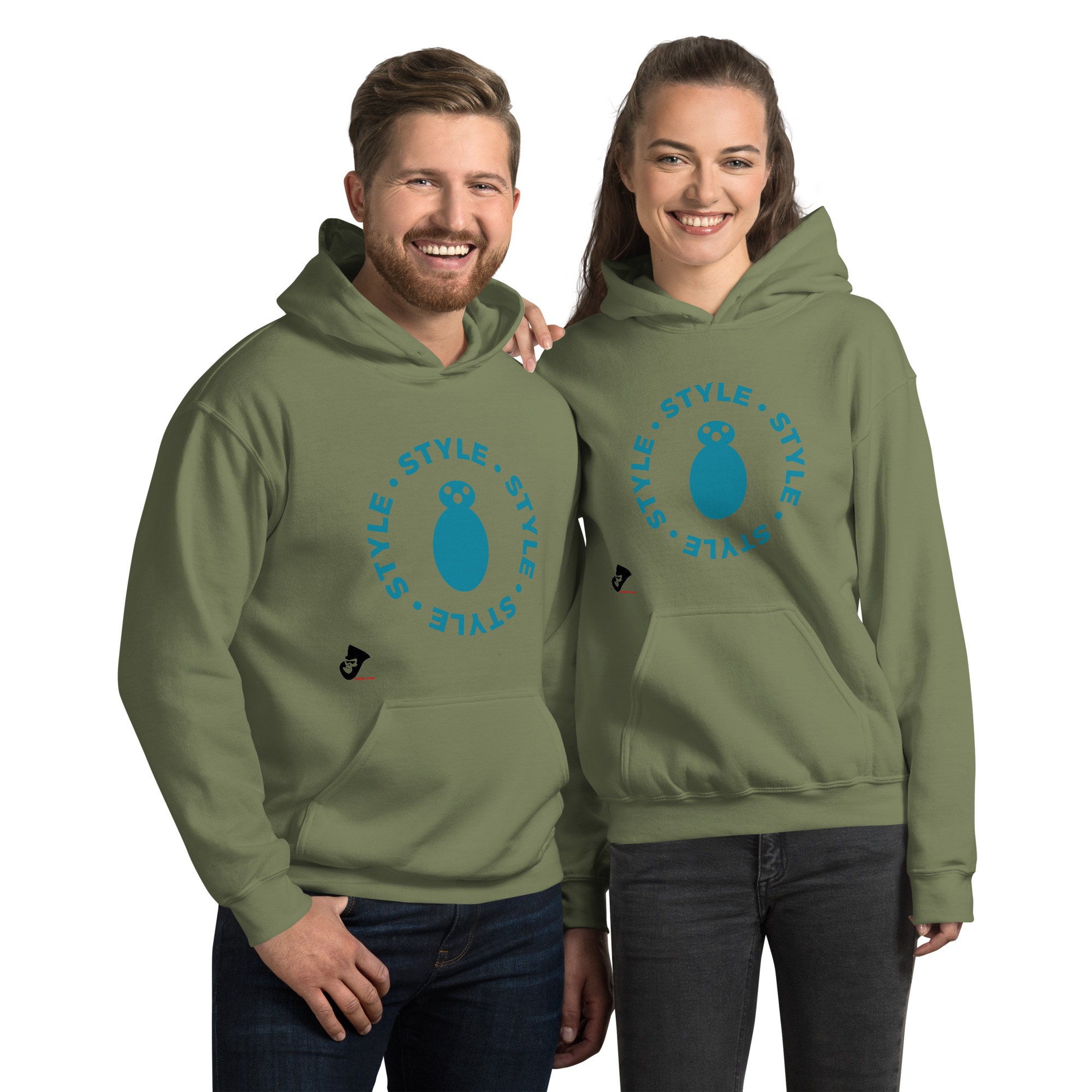 Felpa con cappuccio - Birillo blu - immagine 4